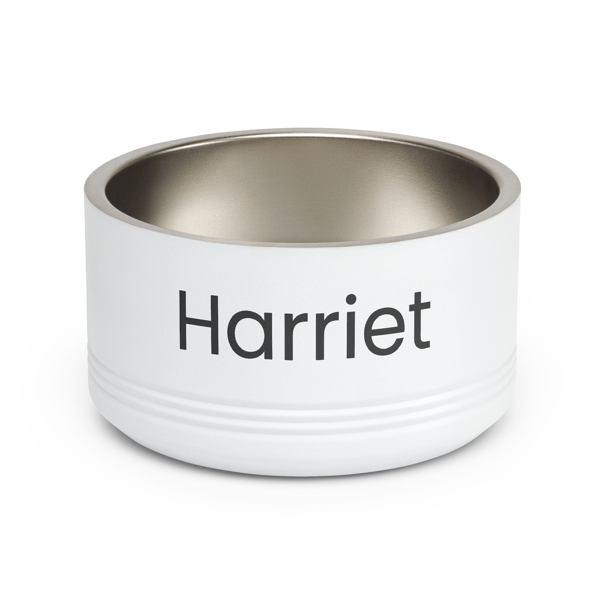 Personalized Stainless Steel Pet Bowl — 18oz