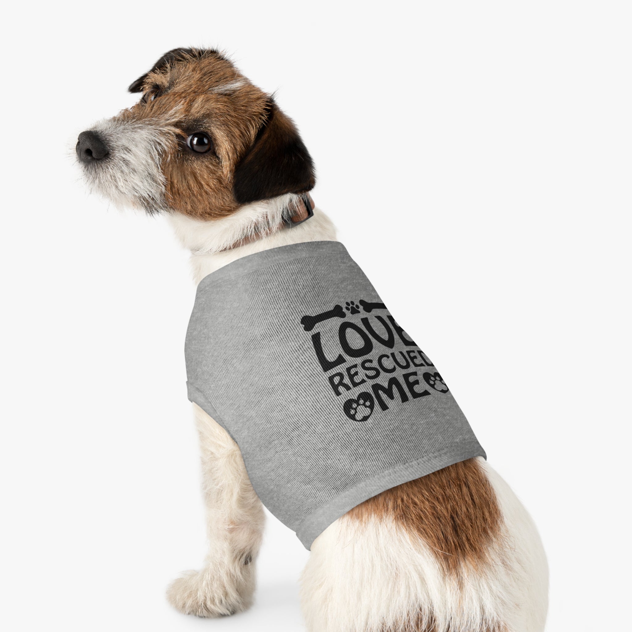 Love Rescued Me Pet Tank Top