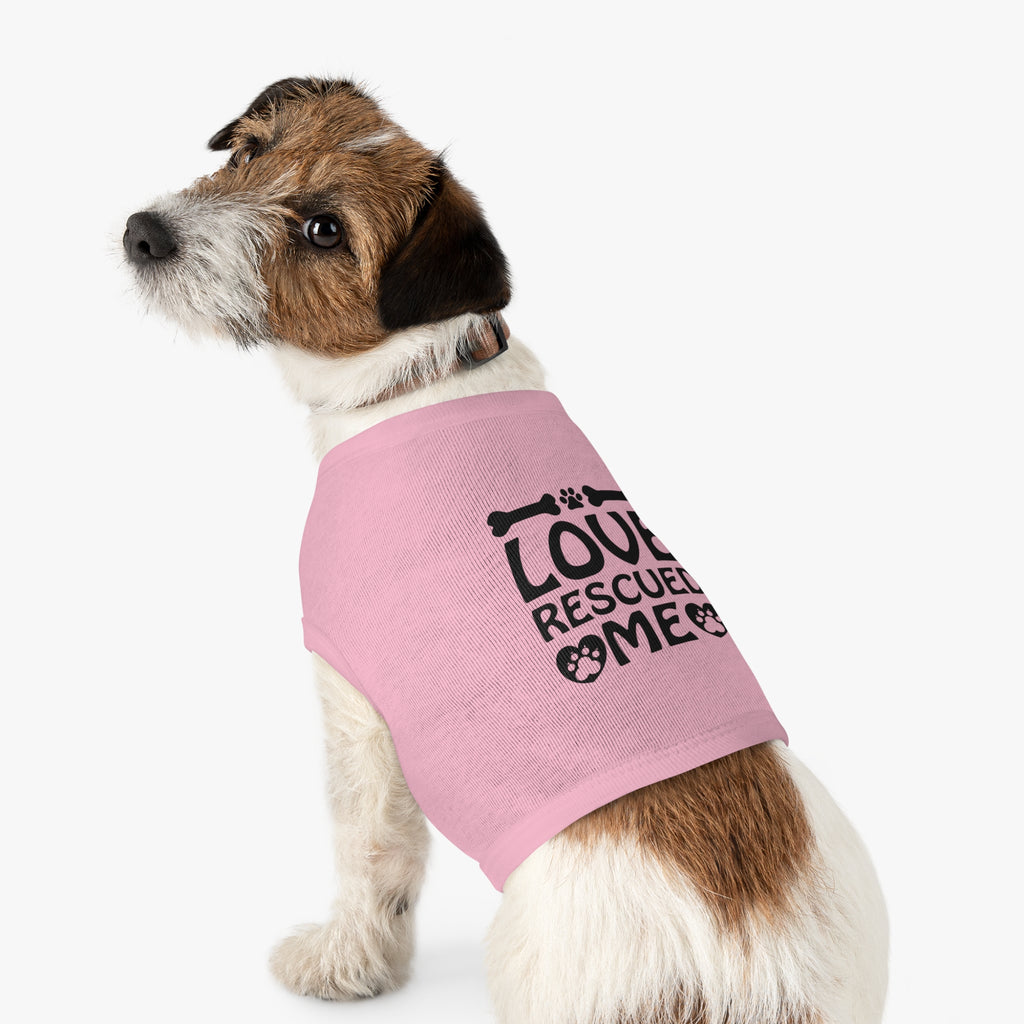 Love Rescued Me Pet Tank Top