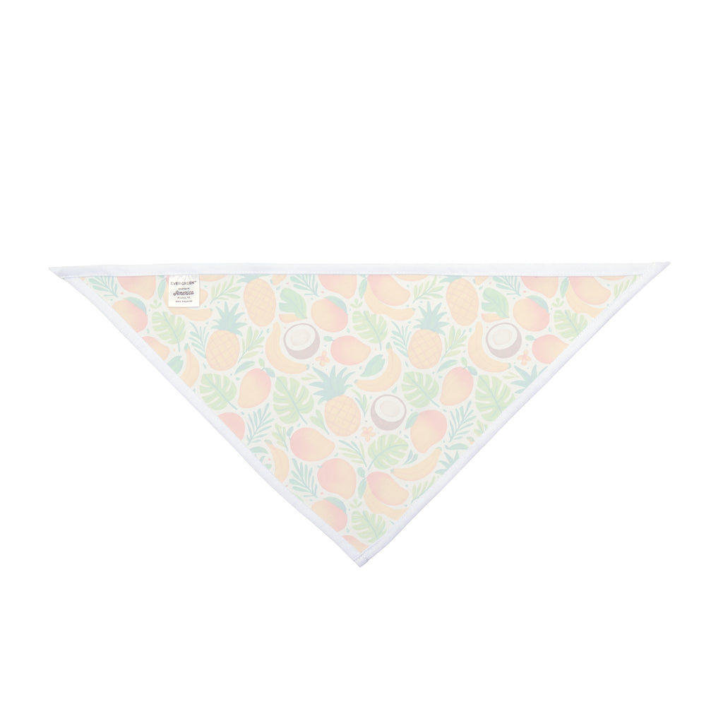 Tropical Fruit Clip-On Pet Bandana