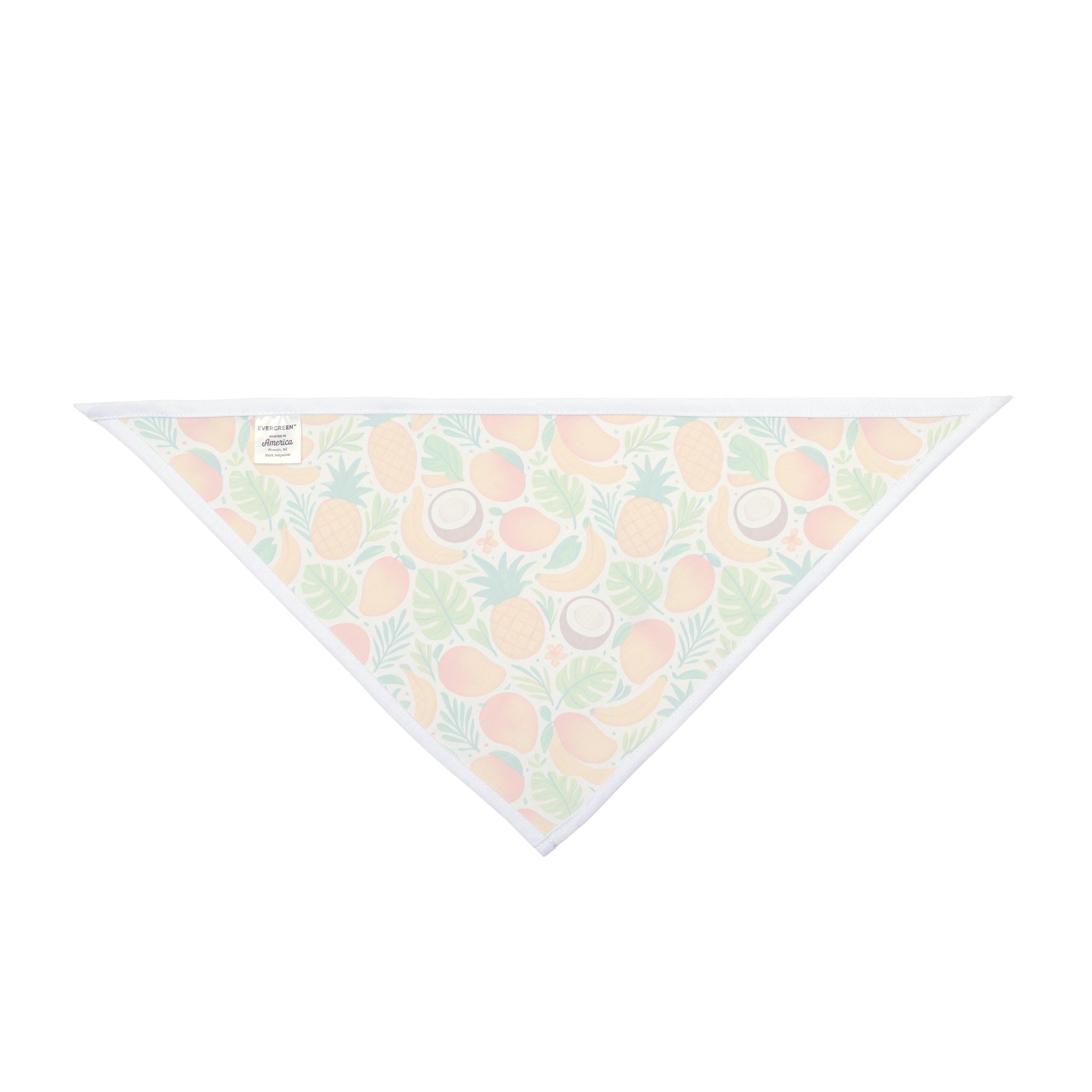 Tropical Fruit Clip-On Pet Bandana