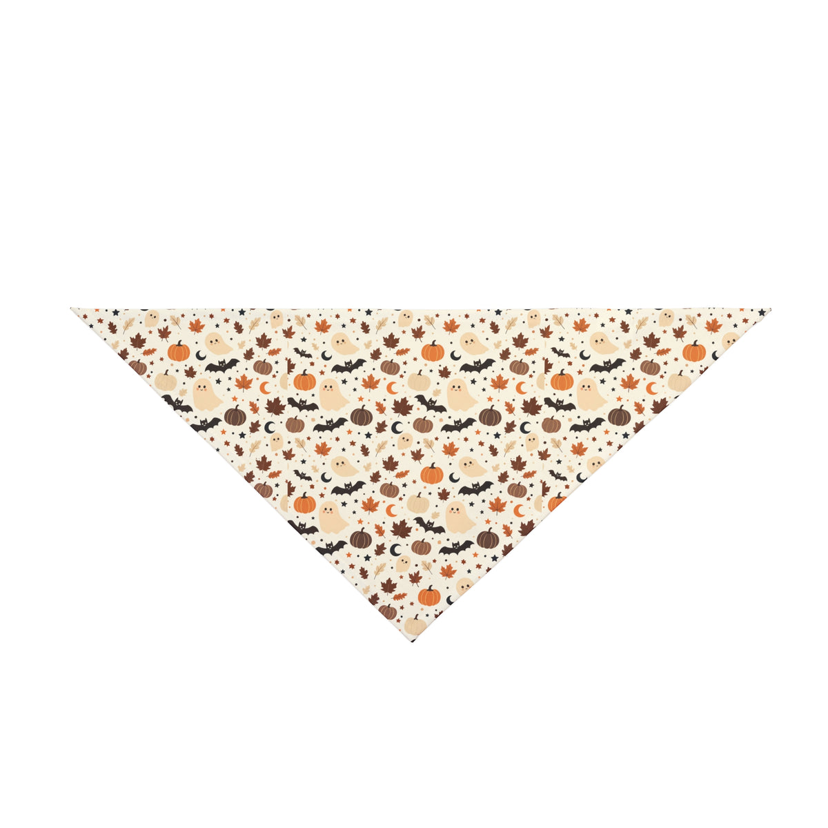 Off-White Halloween Pumpkin & Bat Bandana Scarf