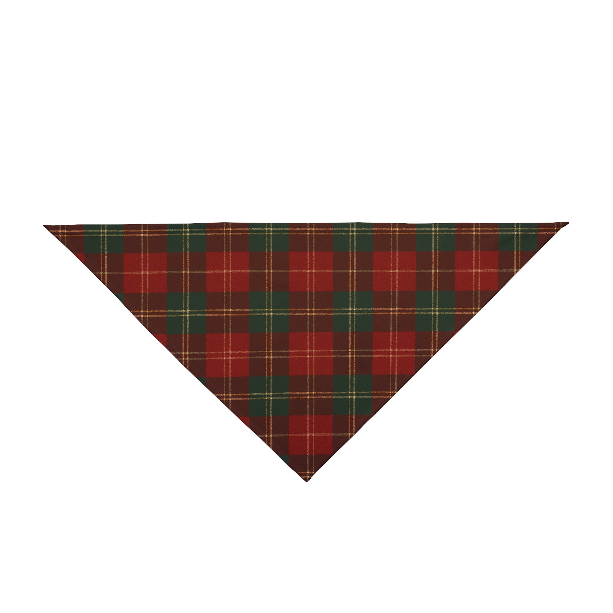 Red Plaid Pet Bandana