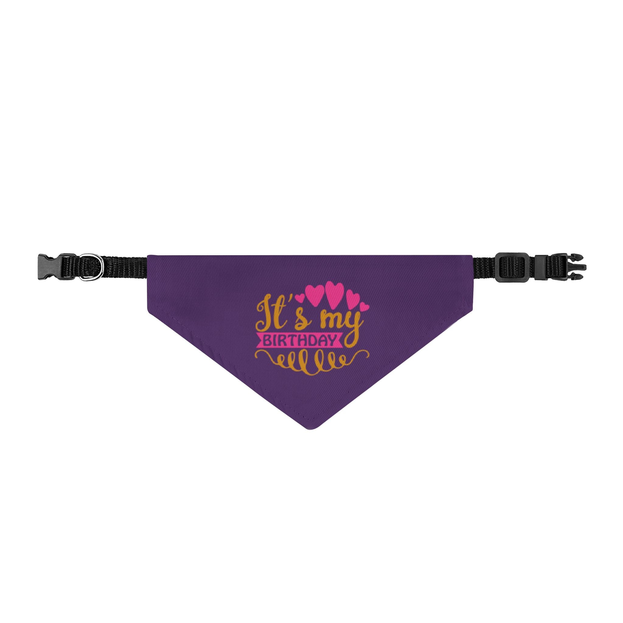 It's My Birthday" Purple Dog & Cat Bandana