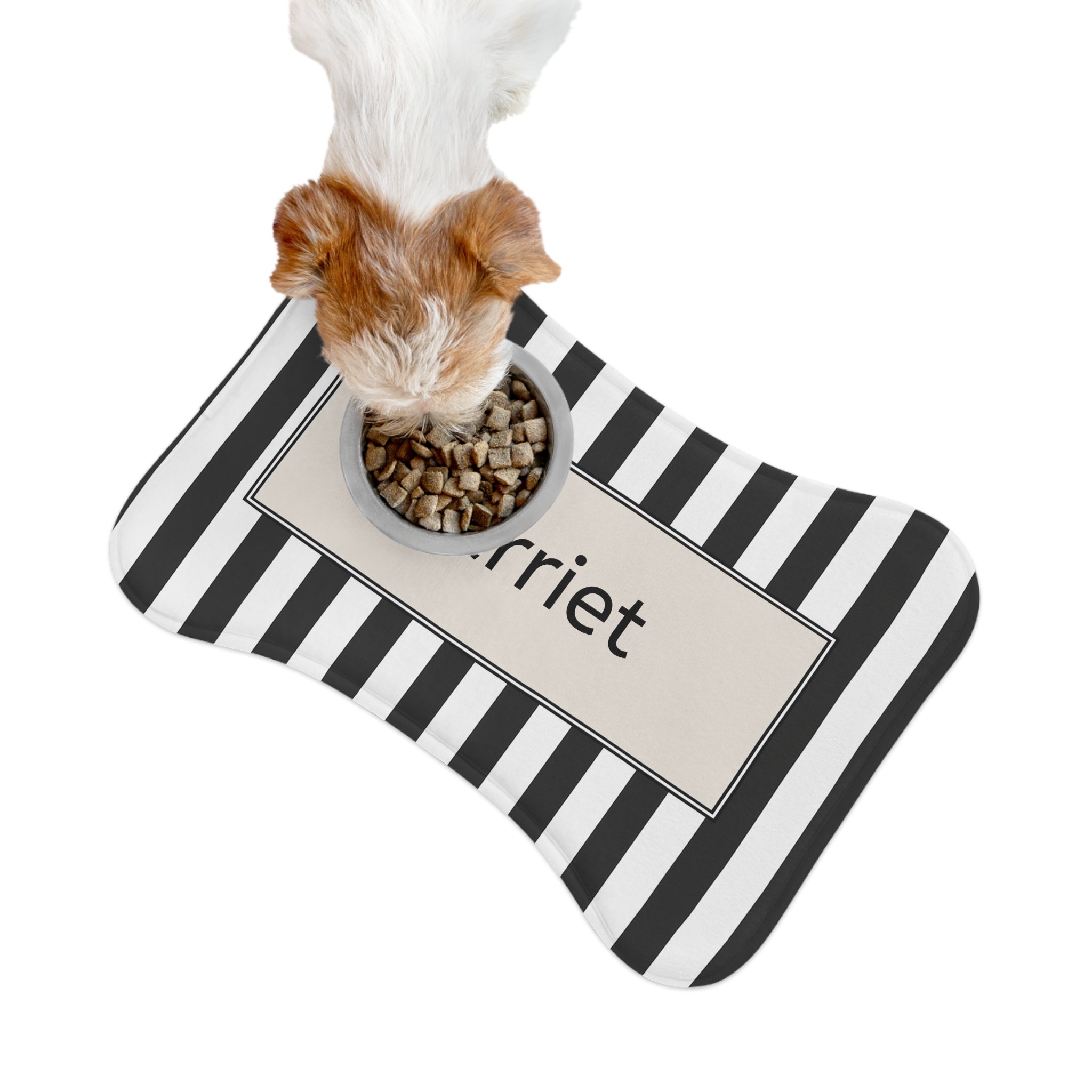 Personalized Black & White Placemat