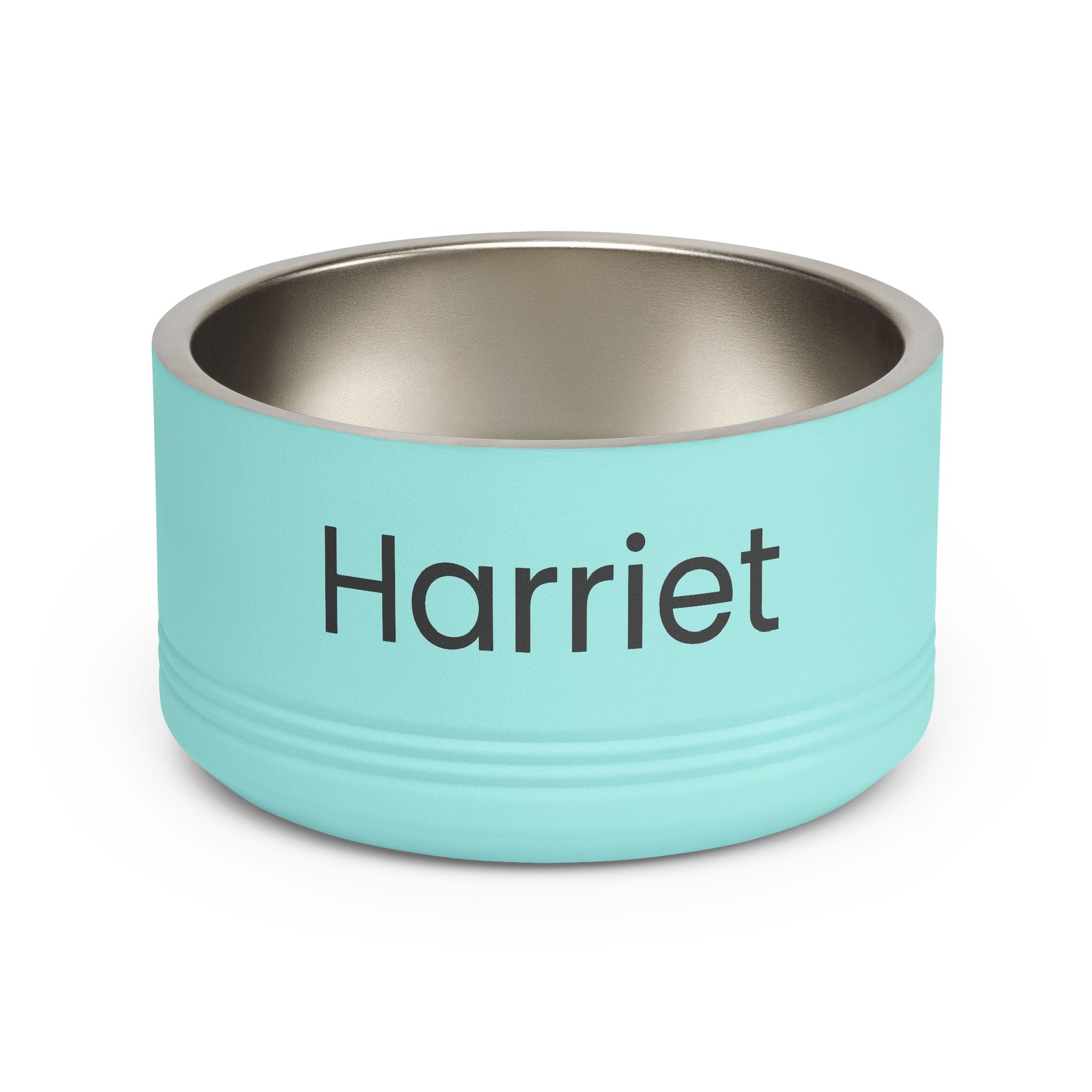 Personalized Stainless Steel Pet Bowl — 18oz