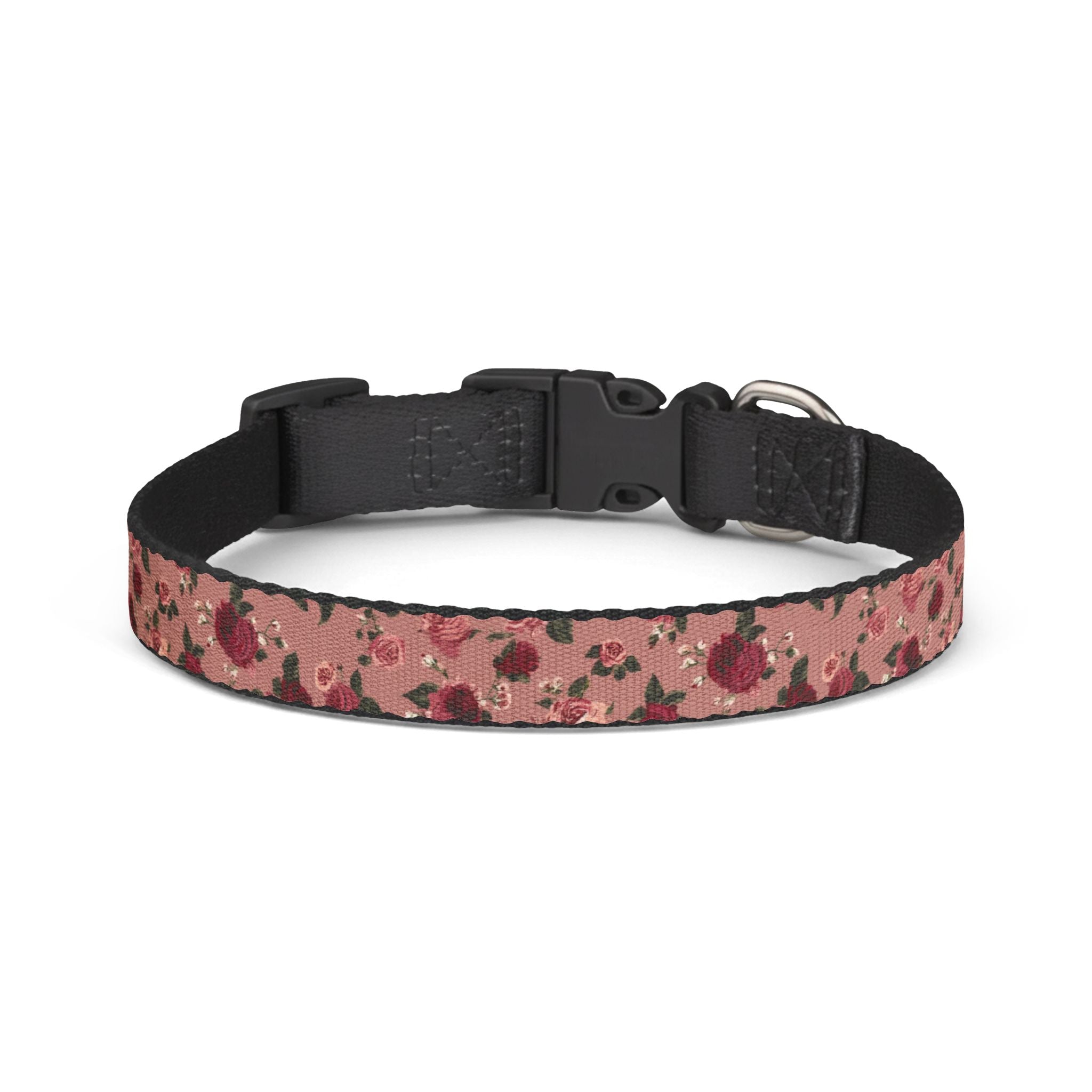 Vintage Rose Floral Clip-On Collar