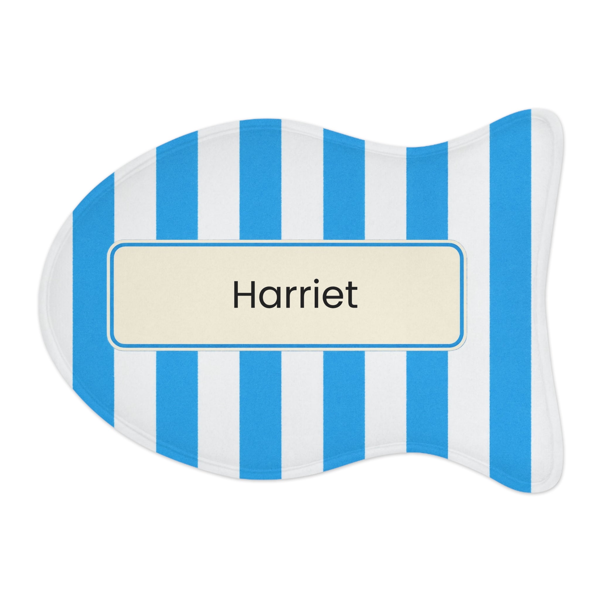 Sky Blue Personalized  Pet Feeding Mat