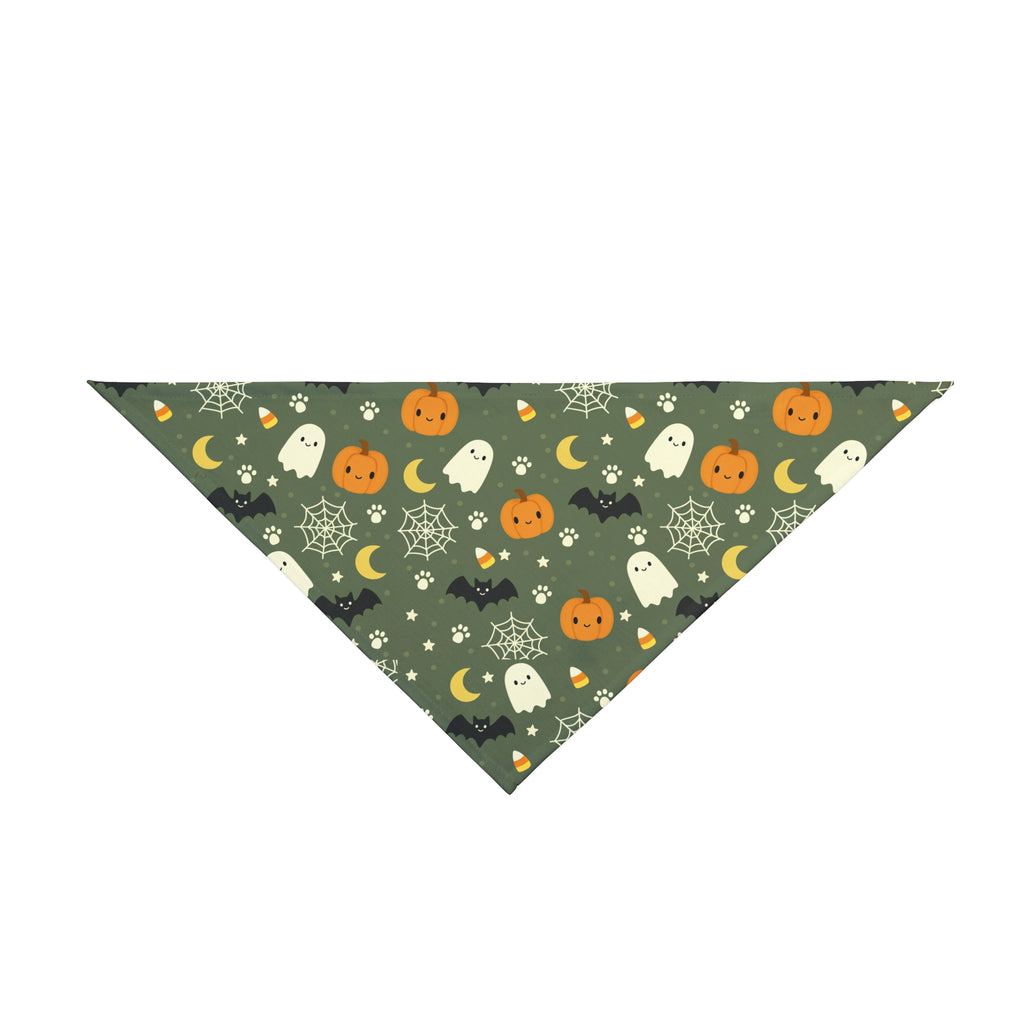 Green Halloween Dog/Cat Bandana Scarf
