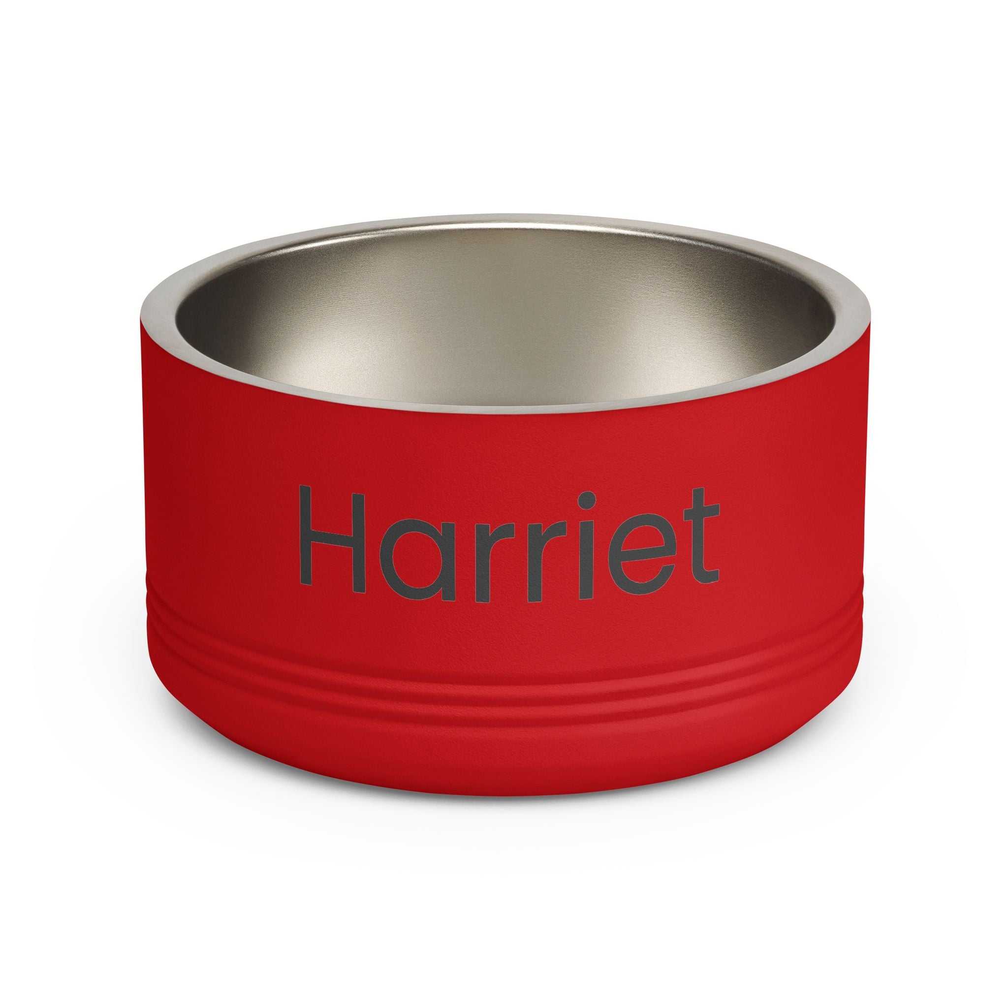 Personalized Stainless Steel Pet Bowl — 18oz