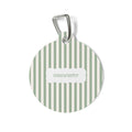 Personalized Green Pet Tag — Custom Name & Phone ID Tag for Dogs & Cats
