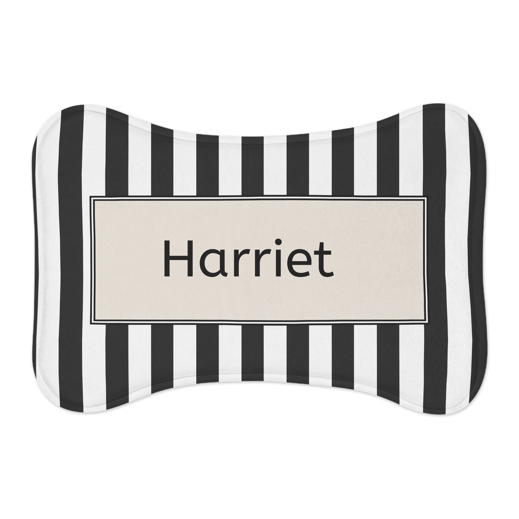 Personalized Black & White Placemat