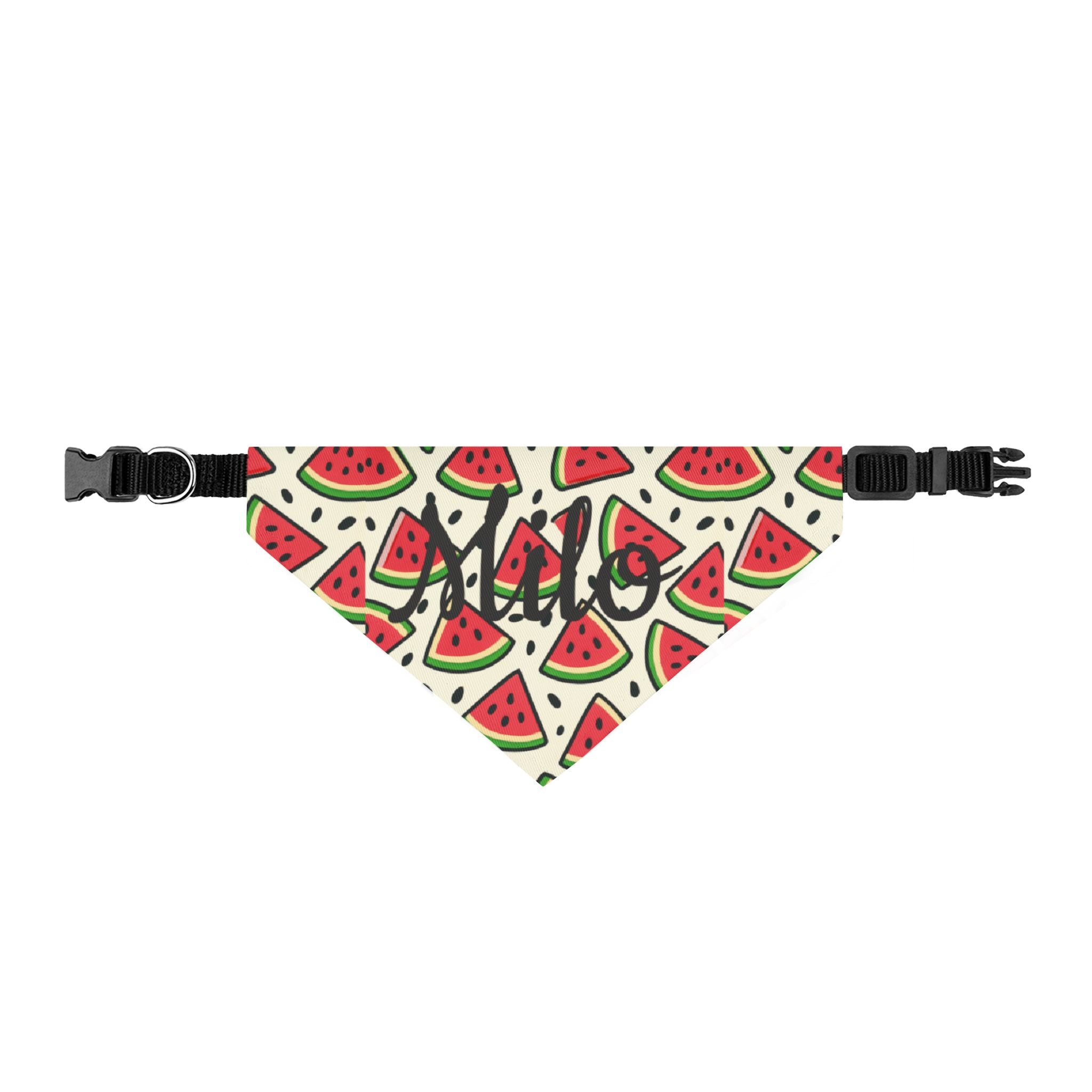 Watermelon Clip-On Pet Bandana