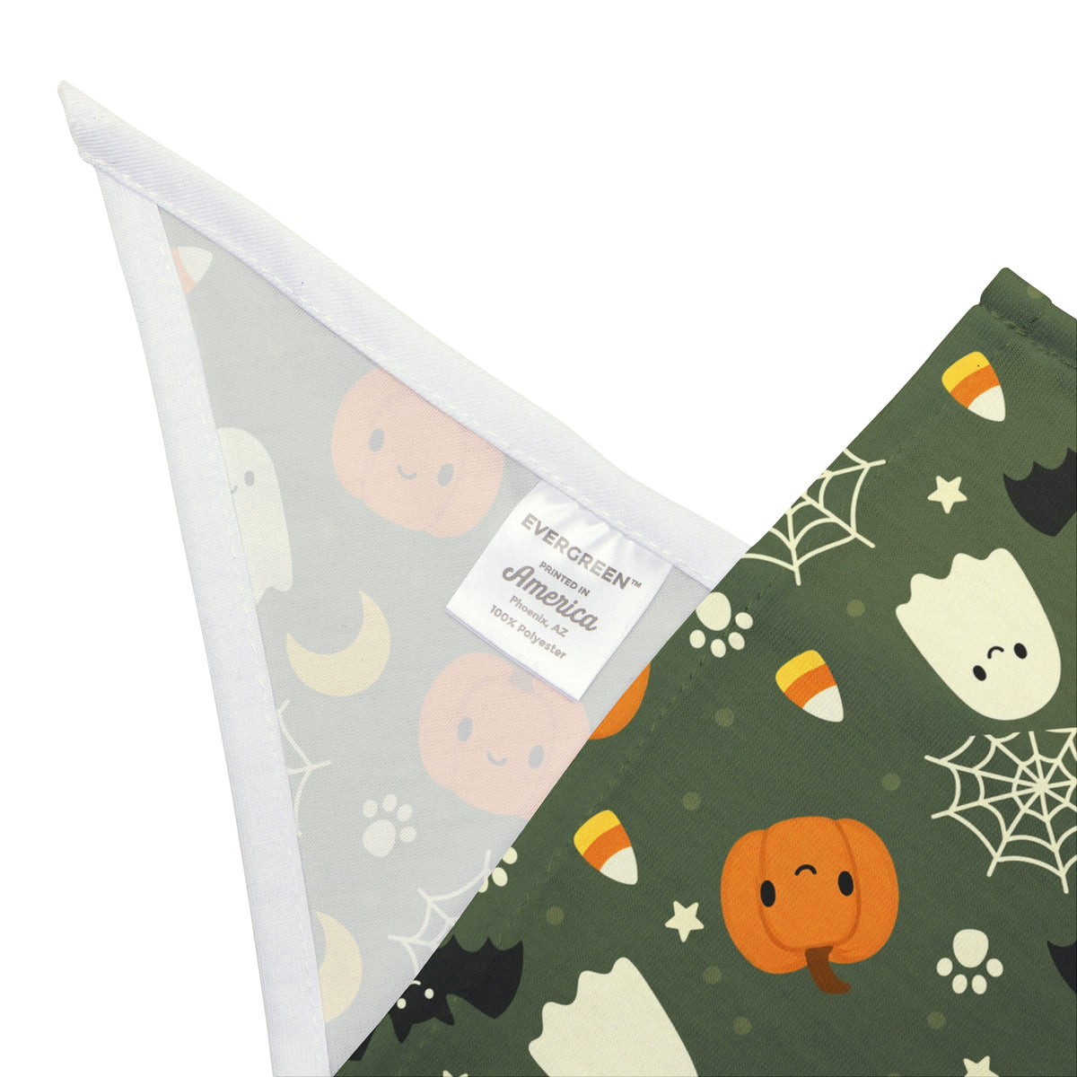 Green Halloween Dog/Cat Bandana Scarf