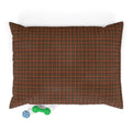 Amber Plaid Plush Pet Bed