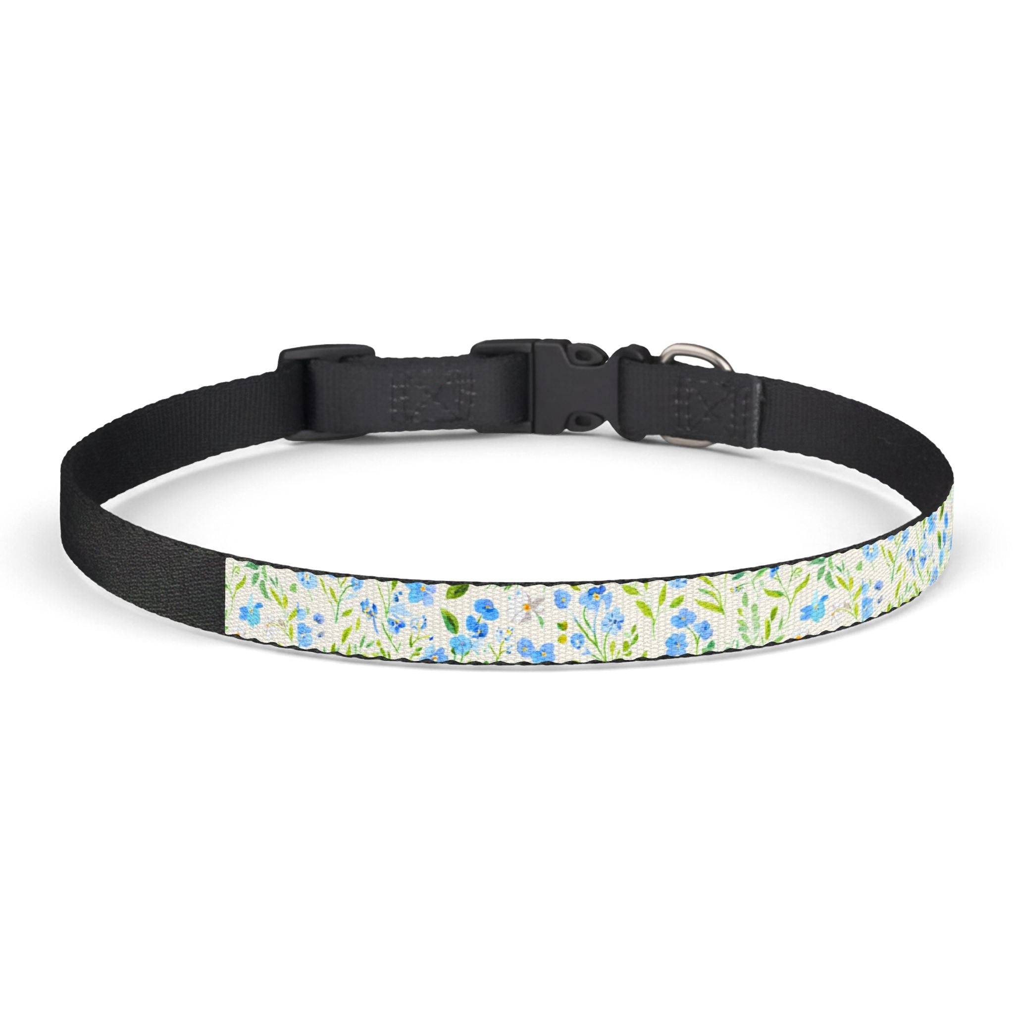 Forget-Me-Not Floral Clip-On Pet Collar